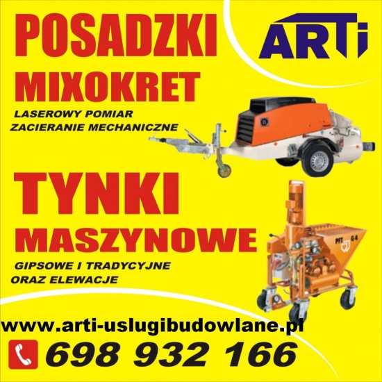 tynki posadzki mixokret Kłodzko Ząbkowice Międzylesie okolice