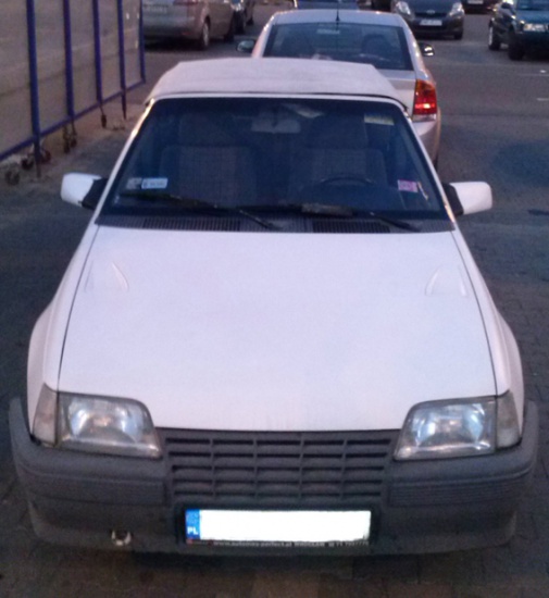 Opel Kadett, biały kabriolet, 1.6 ccm LPG!!!