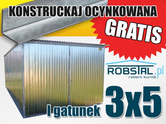 Producent garaże blaszane bramy garażowe SOLIDNIE i TANIO blaszak