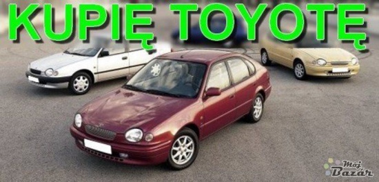 Kupie TOYOTA COROLLA E9, E10,E11