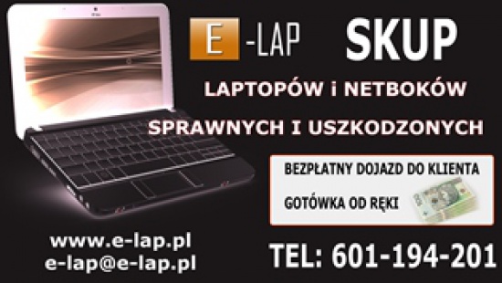 Wyciągnij uszkodzonego laptopa, netbooka z szafy
