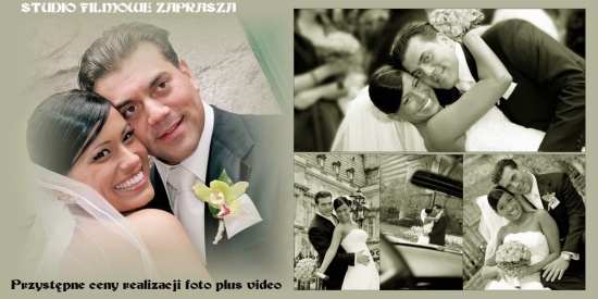 Fotografia ślubna i film ślubny w korzystnej cenie