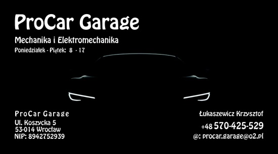 ProCar Garage - Mechanika i elektromechanika