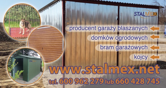 Garaże blaszane, garaż blaszany Wrocław   dolnośląskie  Producent
