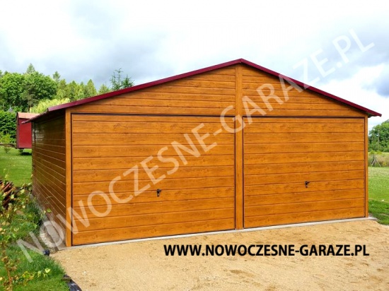 Garaże BLASZANE imitacja DREWNA ! NOWOŚĆ !
