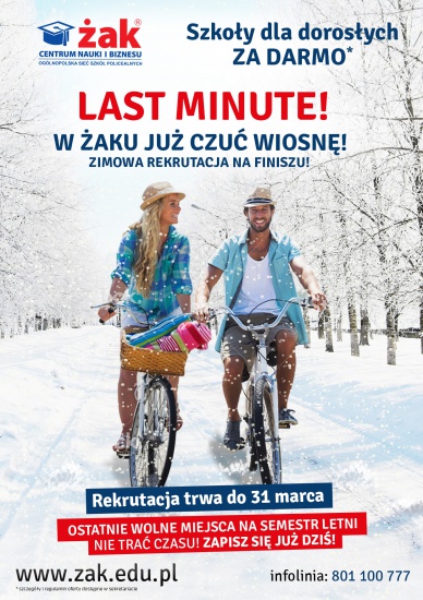 Last minute! OStatnie wolne miejsca!