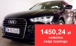 AUDI A6 - CESJA LEASINGU | Rata 1450,24 zł netto/mc Do sprze