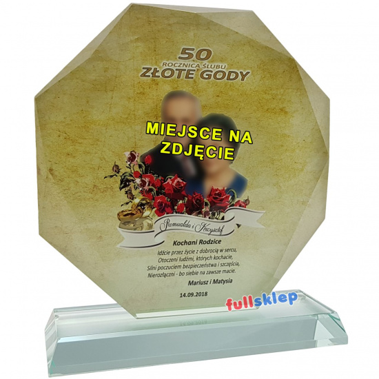 Prezent na 50 rocznicę ślubu rodziców Złote Gody
