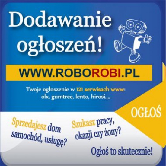 Wyślemy Twoje ogłoszenie do najlepszych portali ogłoszeniowych.