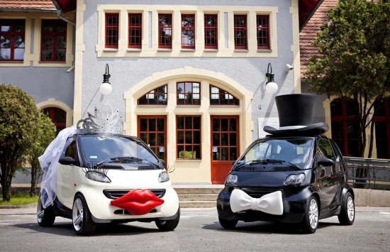 Smarty do Ślubu. samochód do auto na wesele. Wrocław dolnośląskie