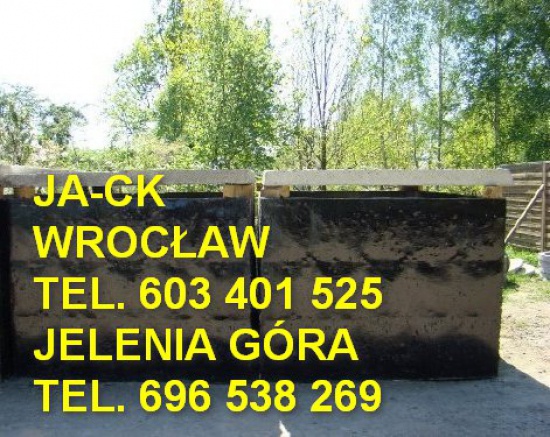 Eko szambo szamba betonowe Wrocław Jelenia Góra oczyszczalnia