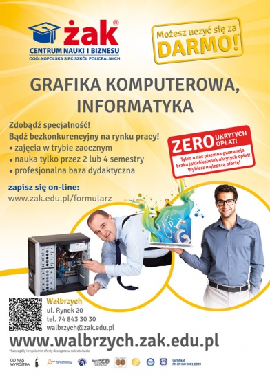 Ambitni płacą mniej - Technik Informatyk i Grafika Komputerowa