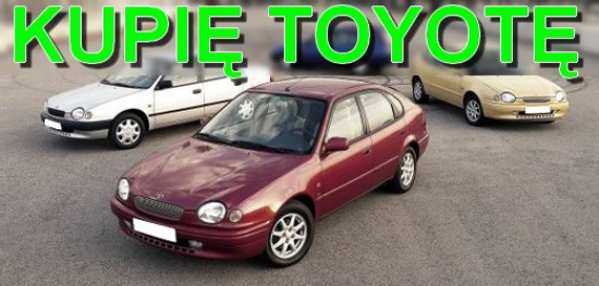 TOYOTA COROLLA E9, E10, E11, roczniki 1990-2000 benzyna, diesel