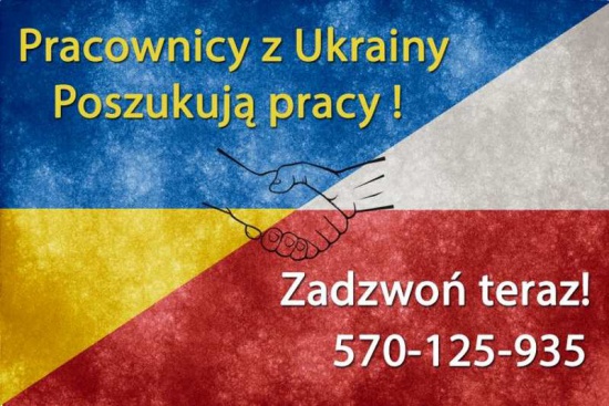 Pracownicy z Ukrainy szukają pracy w Polsce od zaraz! Zadzwoń: 57