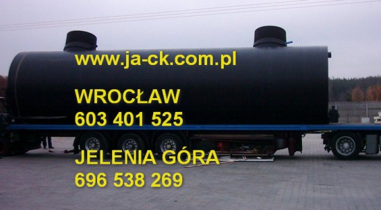 Zbiorniki na deszczówkę, ścieki, p.poż Jelenia Góra Wrocław