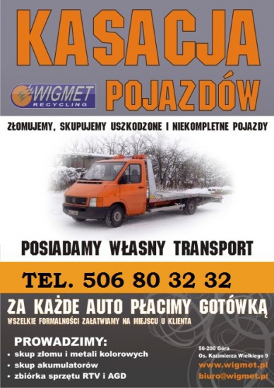 ZŁOMOWANIE POJAZDÓW